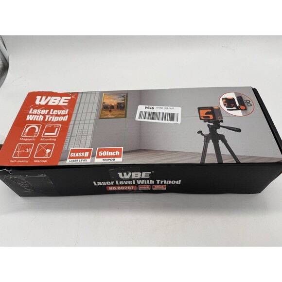 Laser Level Self Leveling w Tripod 100Ft Green Cross Line Leveler Tool 130° - Picture 7 of 16